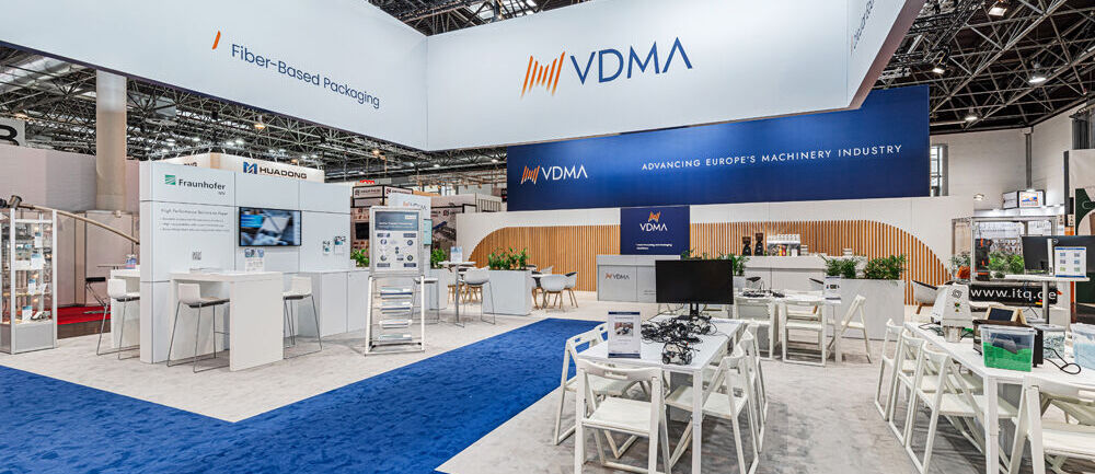 Messekonzept und Messedesign auf der Interpack in Düsseldorf von ISINGEMERZ Messebau