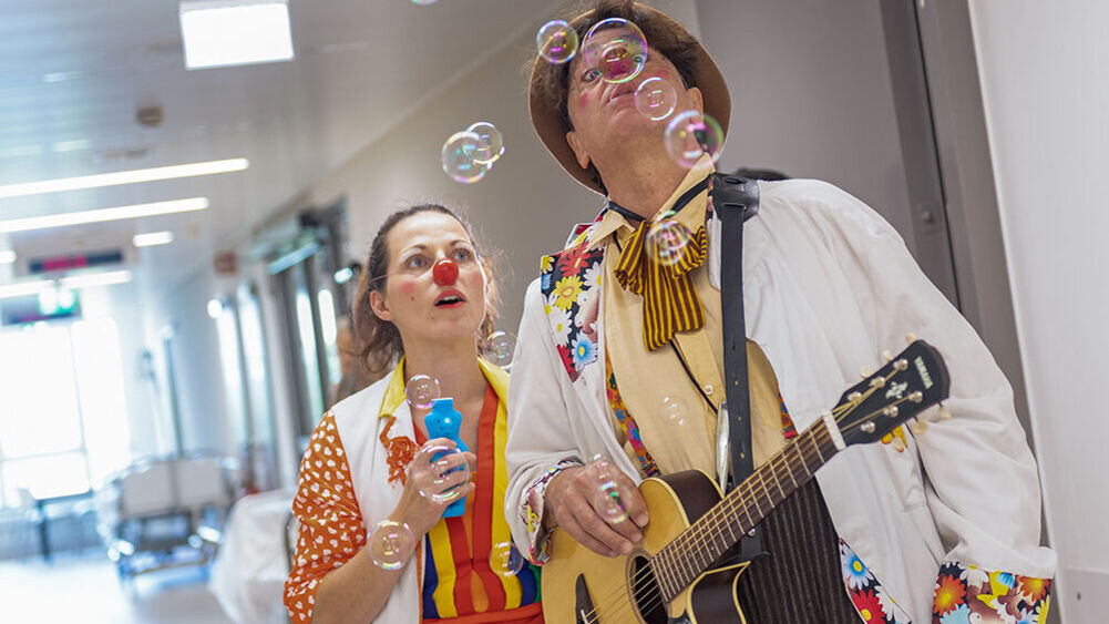 Weihnachten, Spende, Clowndoktoren