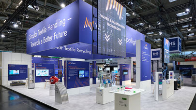 Messekonzept auf der IFAT in München für den Gemeinschaftsstand VDMA von ISINGERMERZ