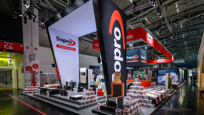 Messestand Sopro, Messe Bau, Marktplatz, Isingermerz, Messebau