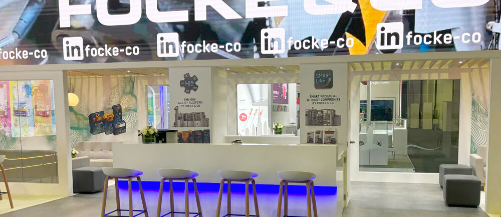 internationaler Messebau, Messestand Focke, Dubai, ISINGERMERZ