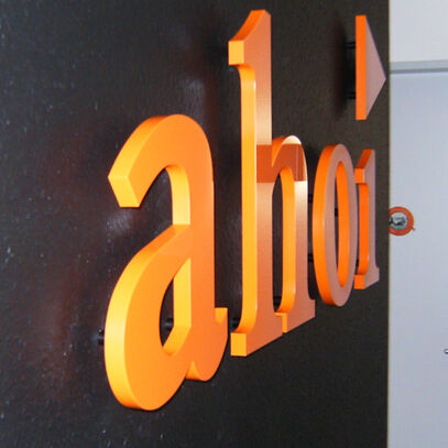 3D Buchstaben, AHOI, Sonderbau