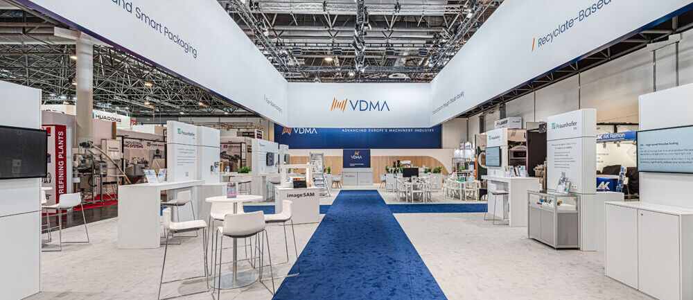 Besucherführung auf dem Joint Stand auf der Interpack in Düsseldorf