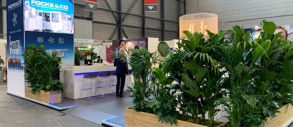 Messestand Focke, Genf, internationaler Messebau