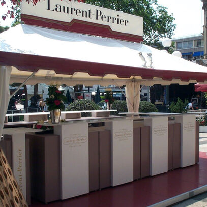 Ausschankstände Laurent-Perrier, Theatrium Wiesbaden