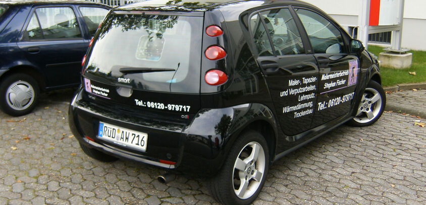 Fahrzeugbeschriftung, Folien, Malermeister Fischer, DIGIFANT Werbetechnik, Wiesbaden