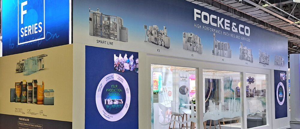 internationaler Messebau, Messestand Focke, Dubai, ISINGERMERZ