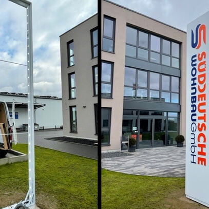 Außenwerbung, Pylon, Werbesystem