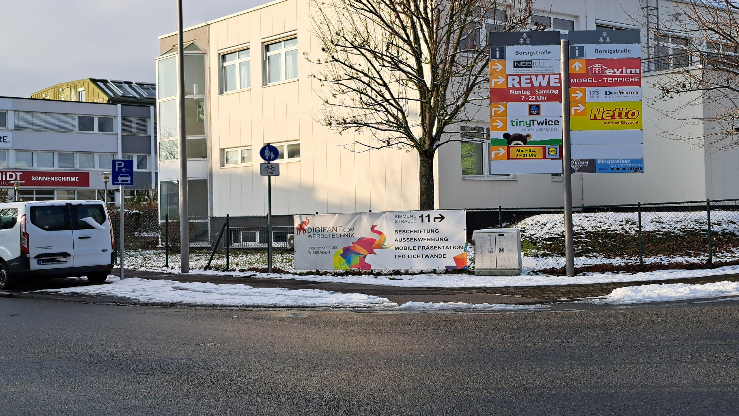 Werbebanner, Digitaldruck, Planendruck, Außenwerbung